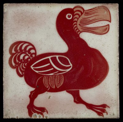 Tile with Dodo, 1882-1888 by William de Morgan